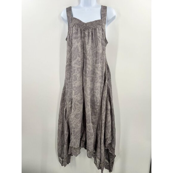 Free People Pants - Intimately Free People Women Size Medium Gray Always Been You Maxi Romper